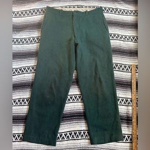 filson • rare vintage forest service pants hunter green wool outdoor